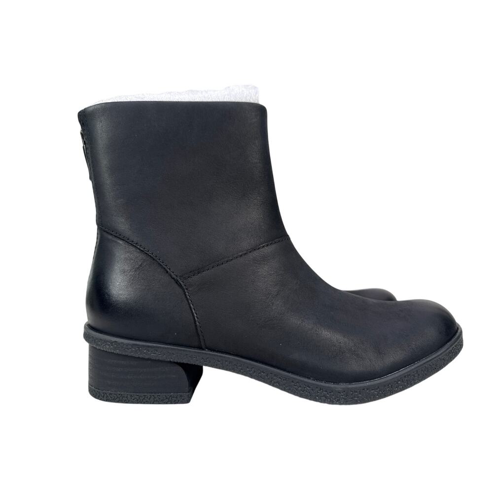 Dansko Brianne‎ Boots Womens 6.5 -7 EU 37 Black Burnished Leather Waterproof